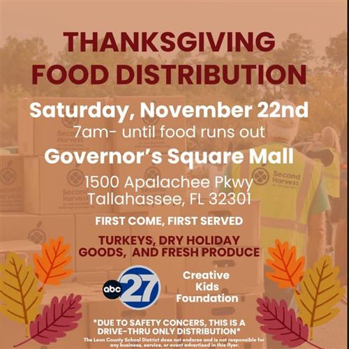 Second Harvest Thanksgiving